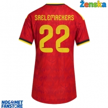 Belgija Alexis Saelemaekers #22 Domaci Dres za Ženska SP 2026 Kratak Rukav